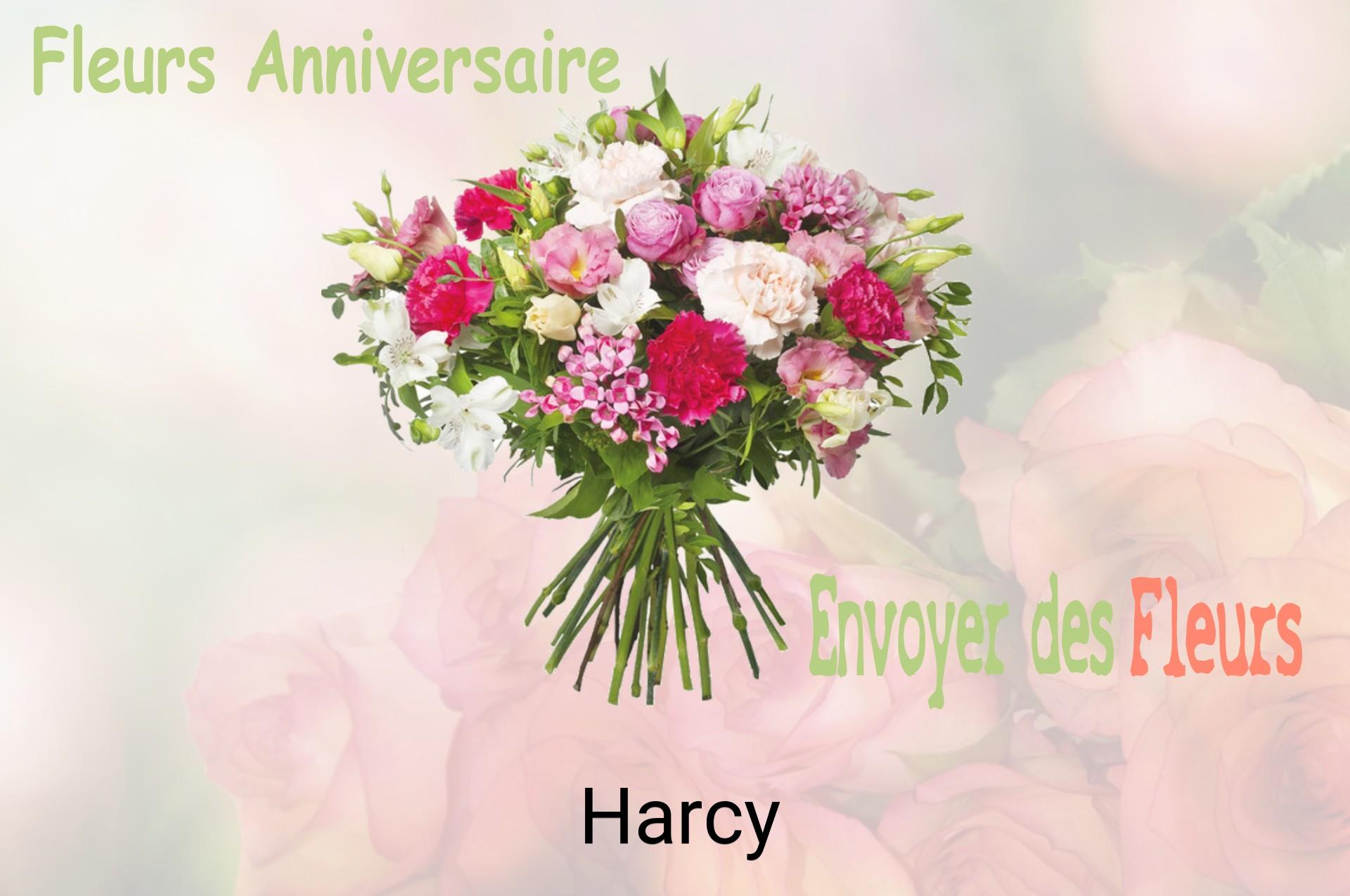 Bouquet de fleurs d’anniversaire livré à Harcy